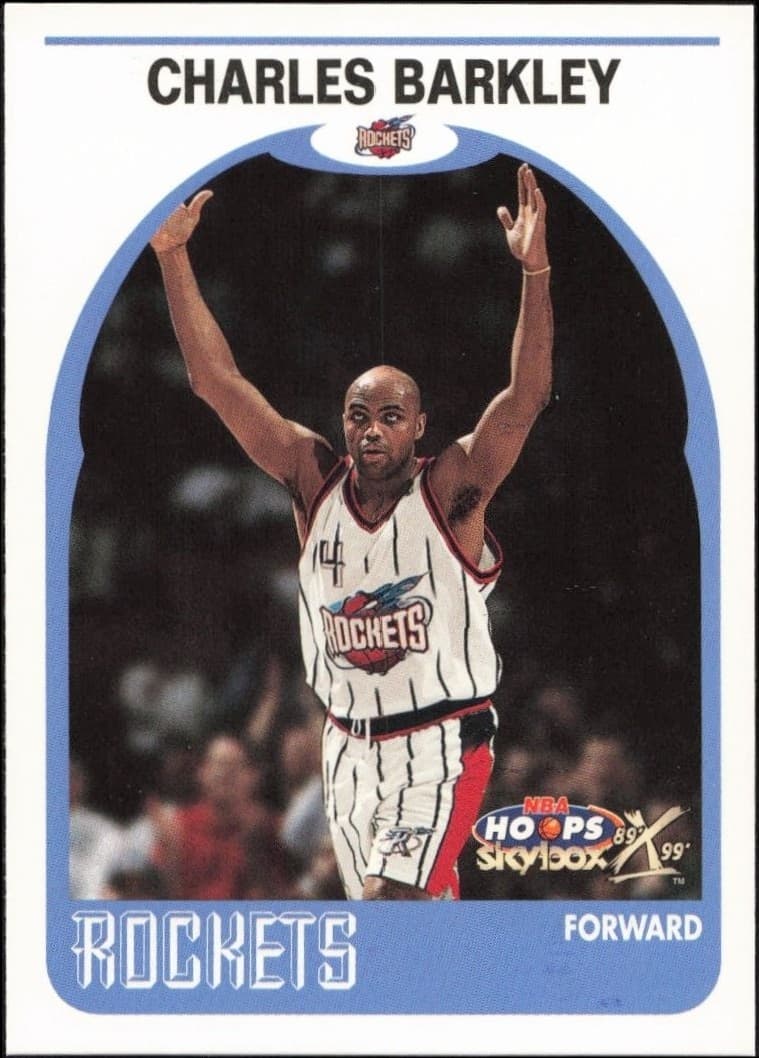 1999-00 Skybox NBA Hoops Decade Charles Barkley #110 trading card
