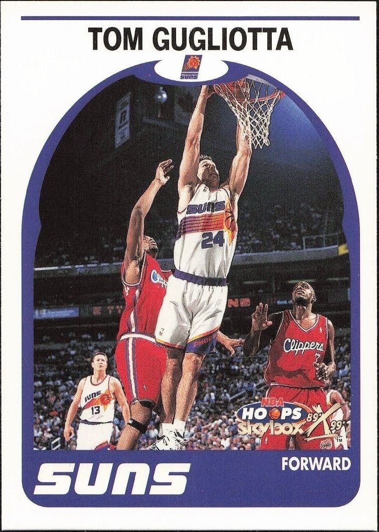 1999-00 Skybox NBA Hoops Decade Tom Gugliotta #118 trading card
