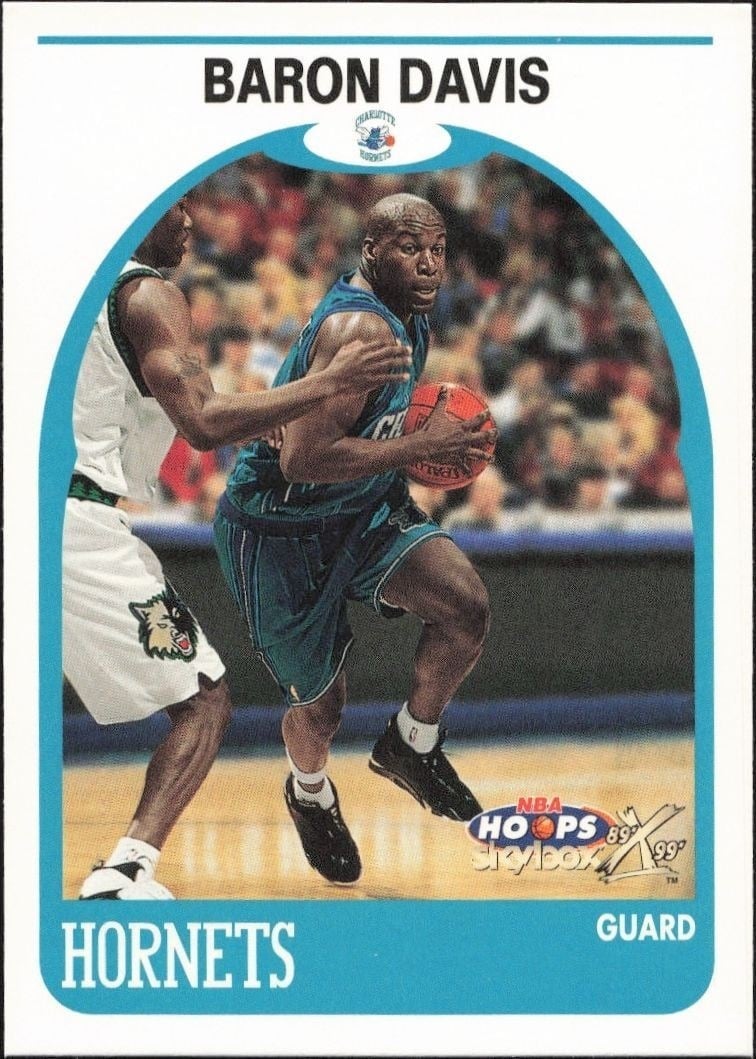 1999-00 Skybox NBA Hoops Decade Baron Davis #31 trading card