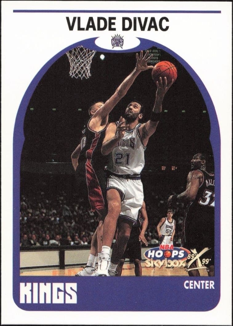 1999-00 Skybox NBA Hoops Decade Vlade Divac #172 trading card