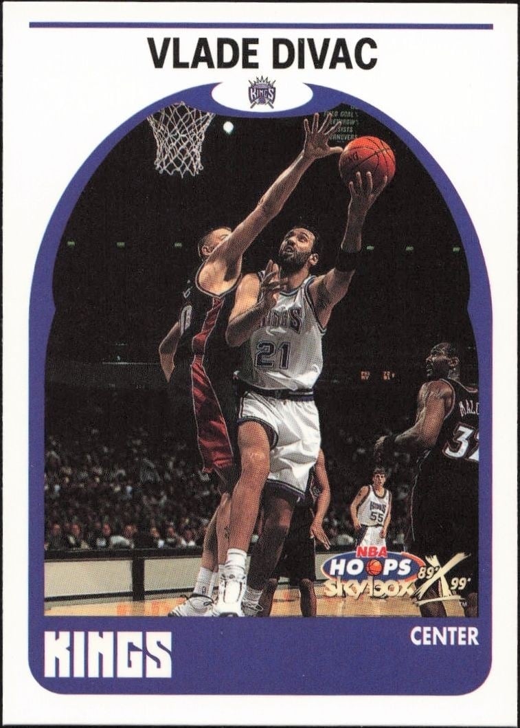 1999-00 Skybox NBA Hoops Decade Vlade Divac #172 trading card