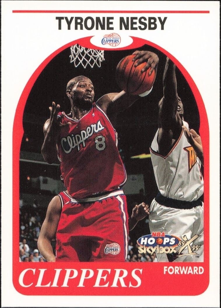 1999-00 Skybox NBA Hoops Decade Tyrone Nesby #146 trading card