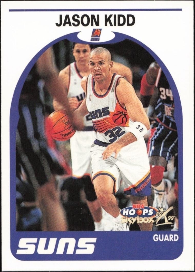 1999-00 Skybox NBA Hoops Decade Jason Kidd #112 trading card