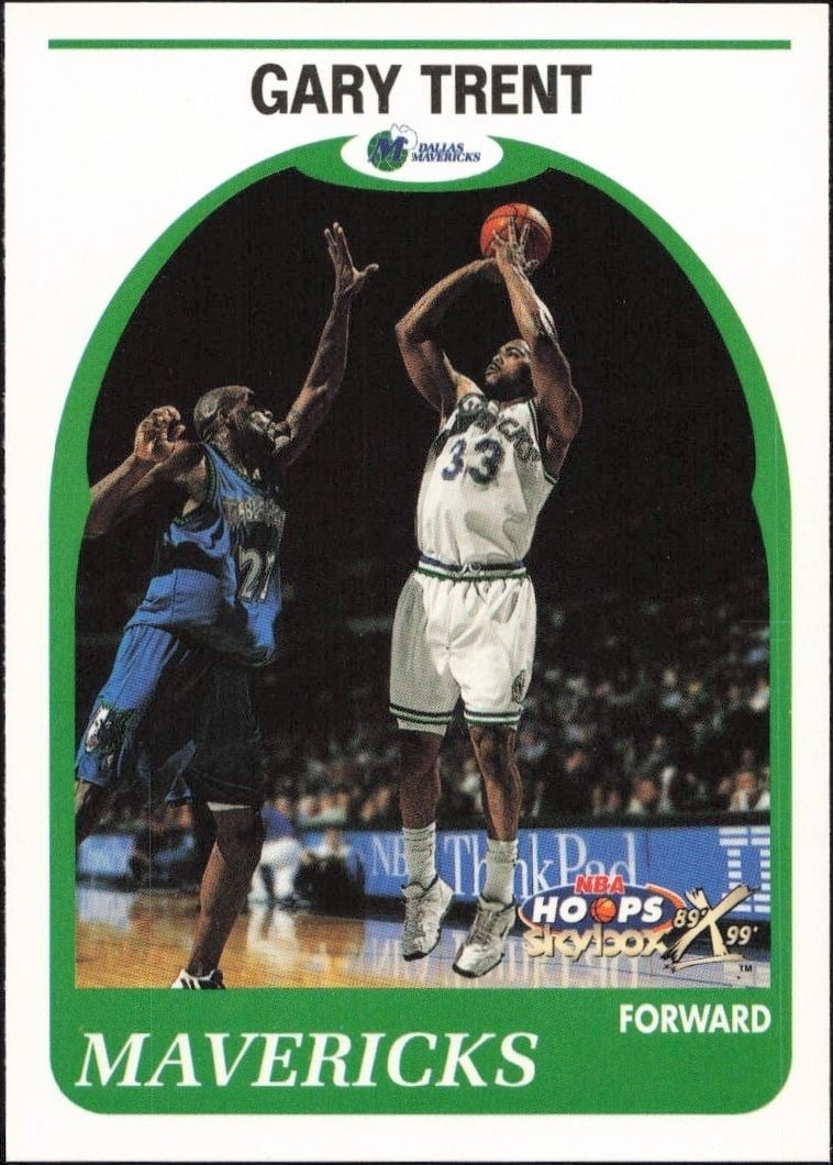 1999-00 Skybox NBA Hoops Decade Gary Trent #84 trading card