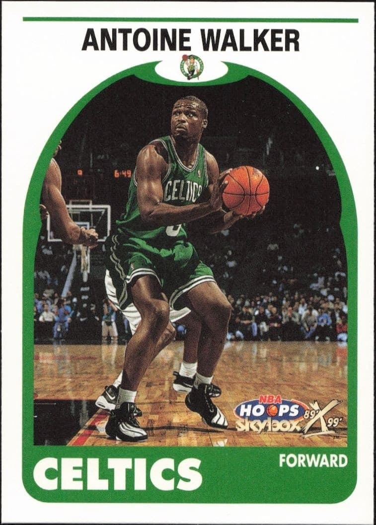 1999-00 Skybox NBA Hoops Decade Antoine Walker #9 trading card