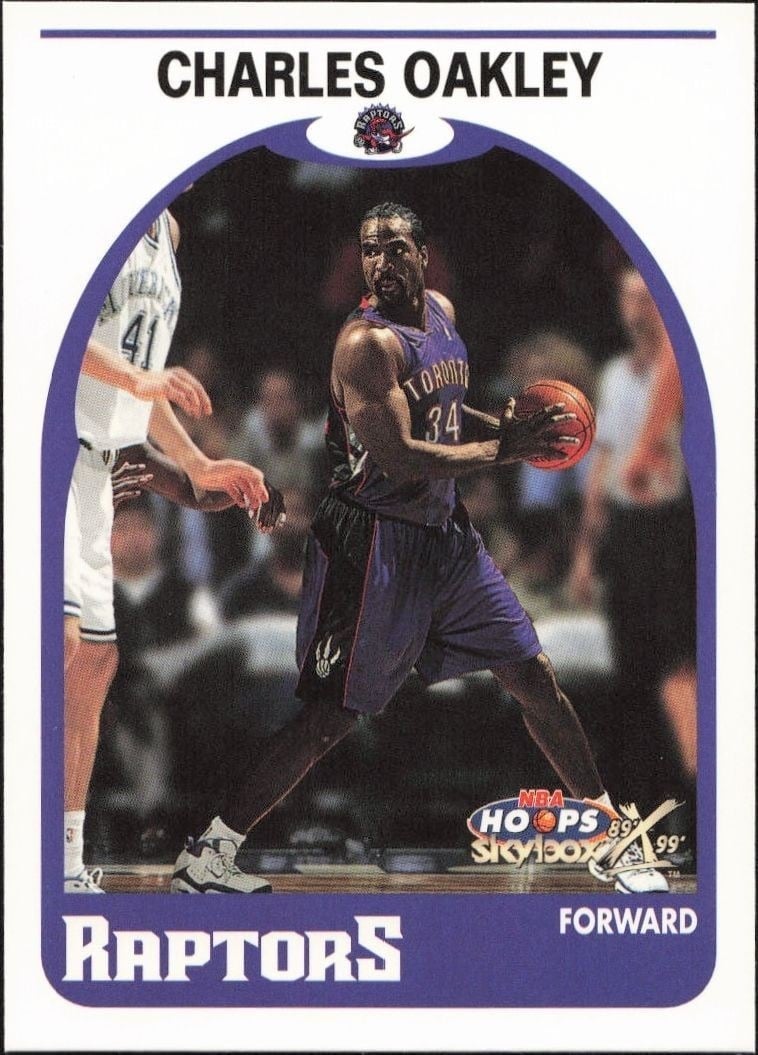 1999-00 Skybox NBA Hoops Decade Charles Oakley #87 trading card