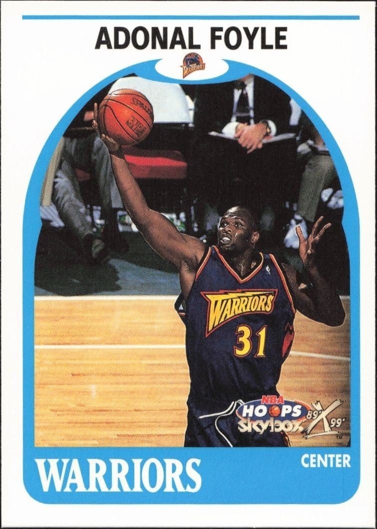 1999-00 Skybox NBA Hoops Decade Adonal Foyle #14 trading card