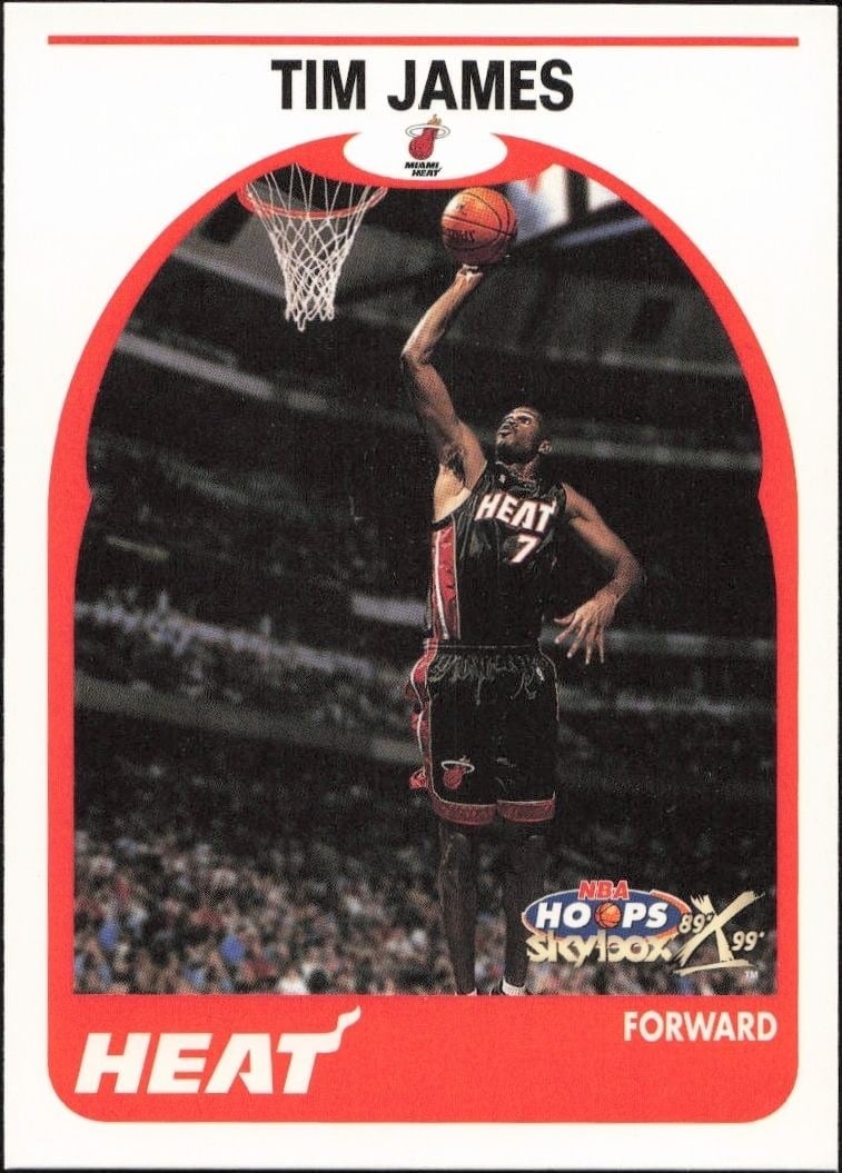 1999-00 Skybox NBA Hoops Decade Tim James #157 trading card