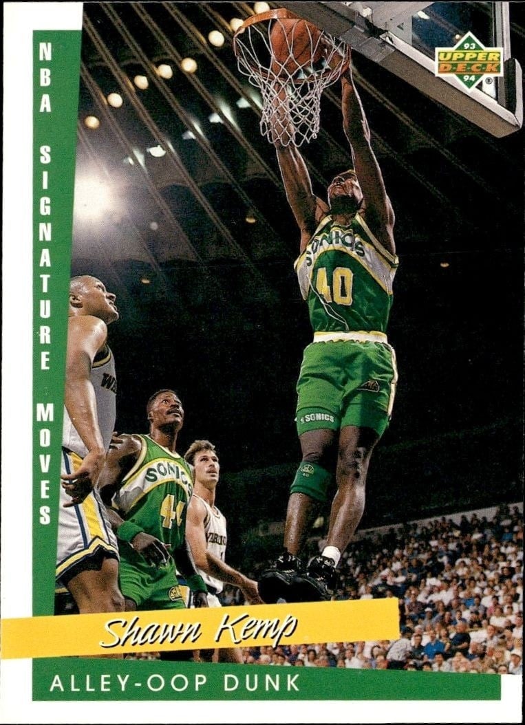 1993-94 Upper-Deck Collector's Choice Shawn Kemp #251 trading card