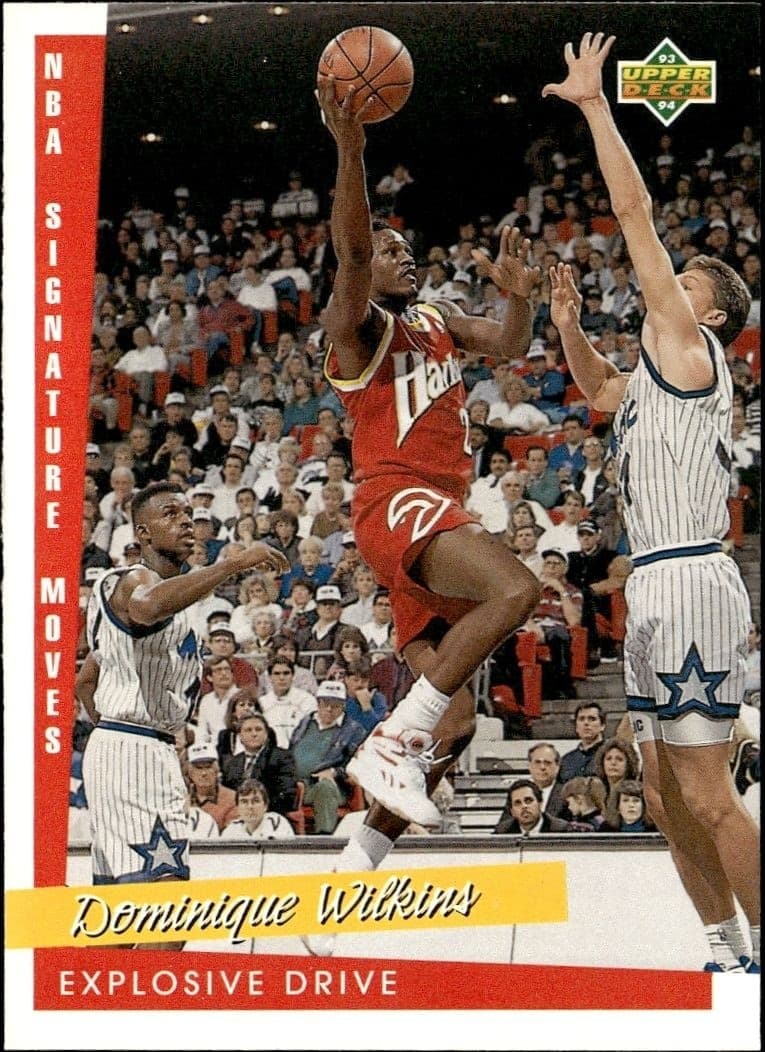 1993-94 Upper-Deck Collector's Choice Dominique Wilkins #240 trading card