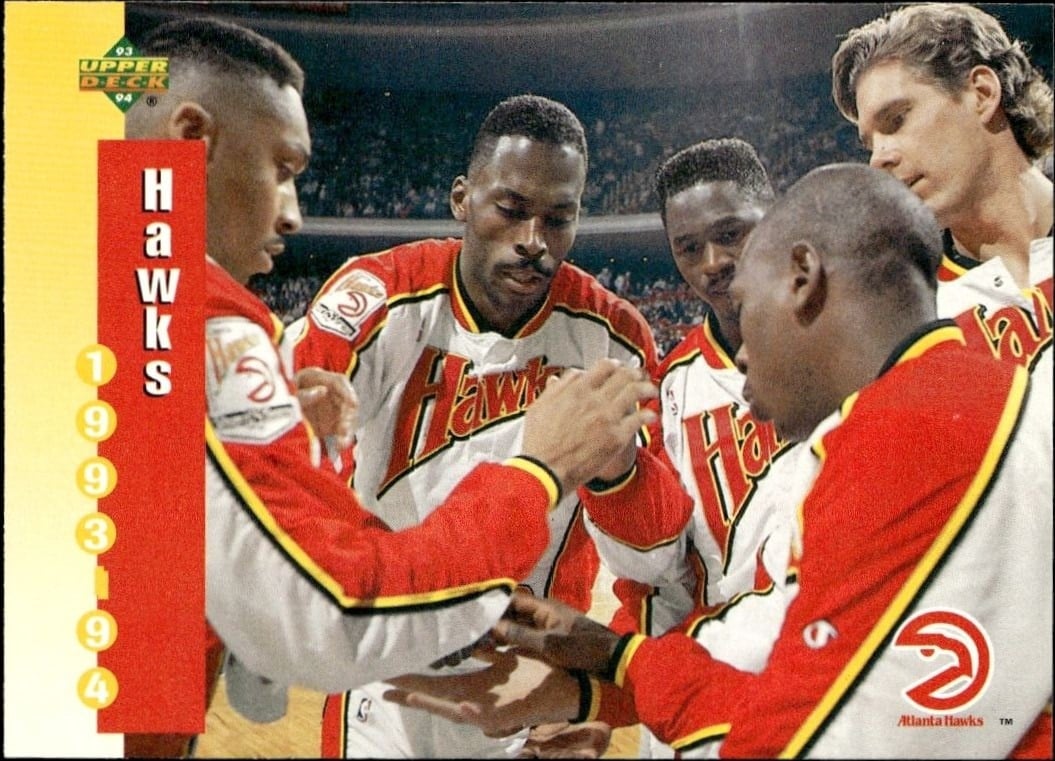 1993-94 Upper-Deck Collector's Choice Atlanta Hawks #210 trading card