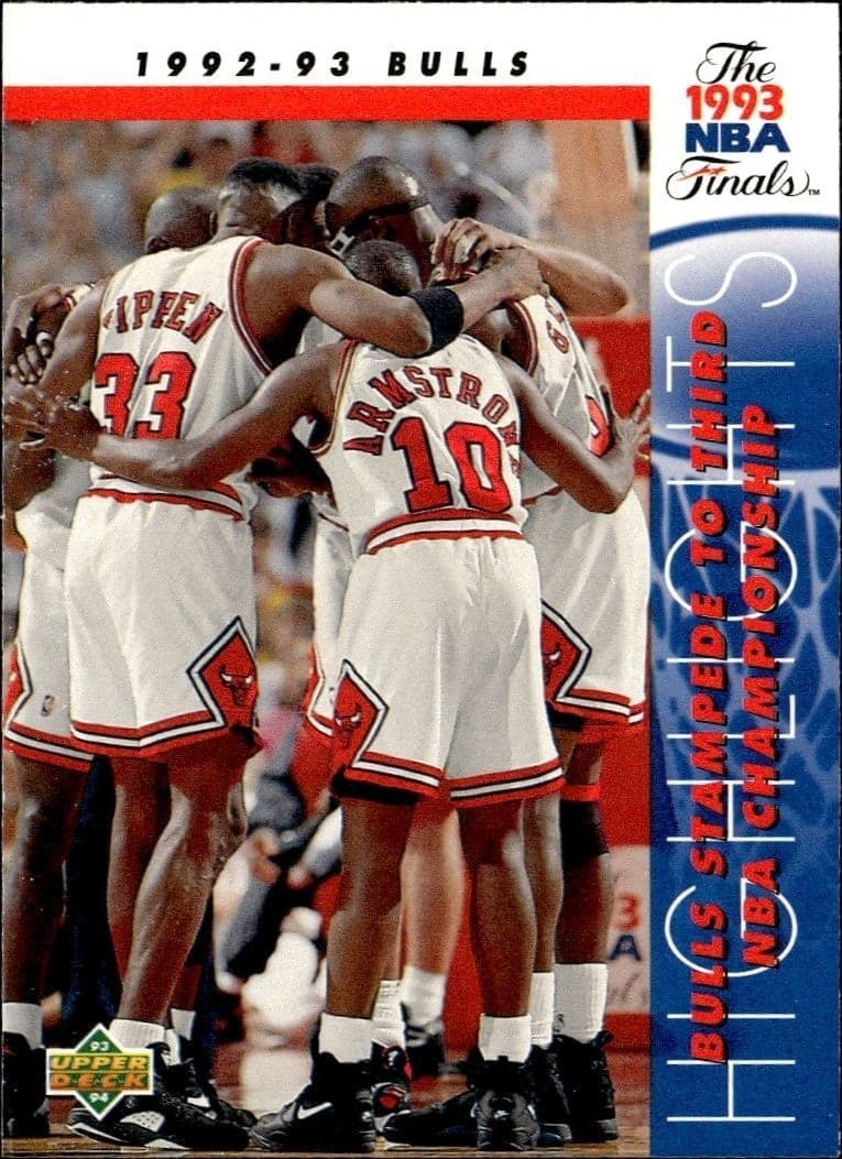 1993-94 Upper-Deck Collector's Choice Chicago Bulls #208 trading card