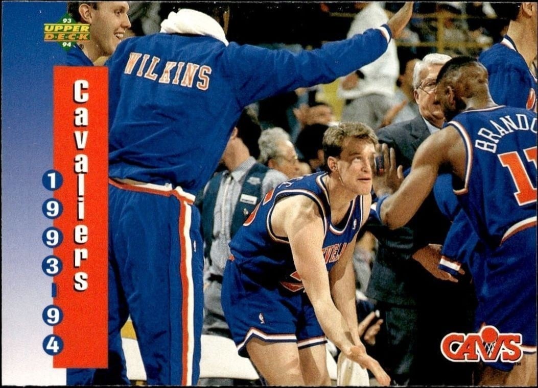 1993-94 Upper-Deck Collector's Choice Cleveland Cavaliers #214 trading card
