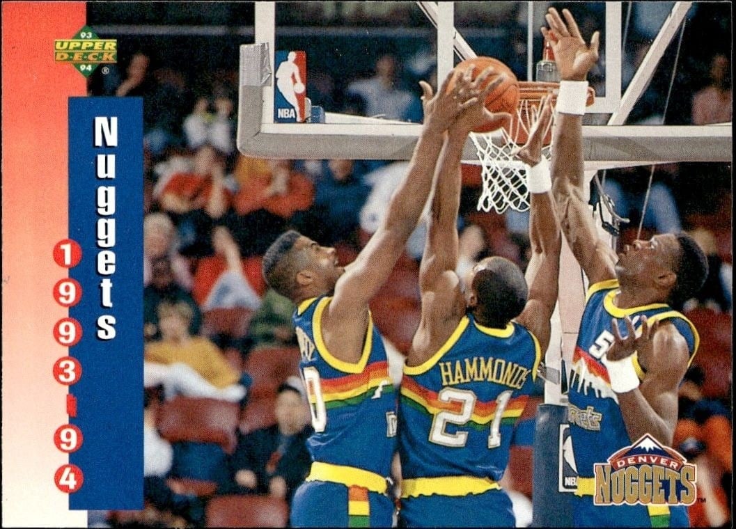 1993-94 Upper-Deck Collector's Choice Denver Nuggets #216 trading card