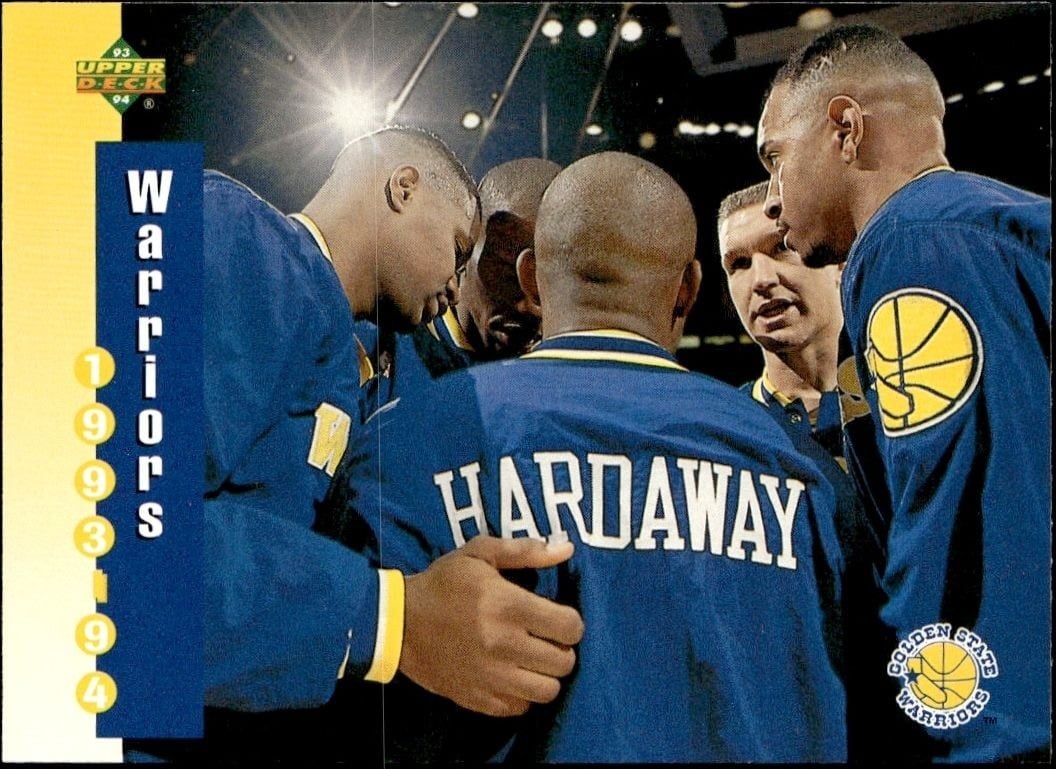 1993-94 Upper-Deck Collector's Choice Golden State Warriors #218 trading card