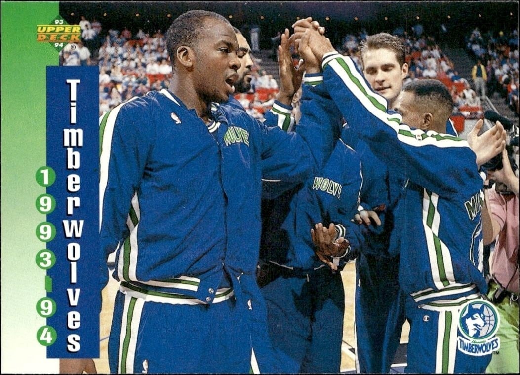 1993-94 Upper-Deck Collector's Choice Minnesota Timberwolves #225 trading card