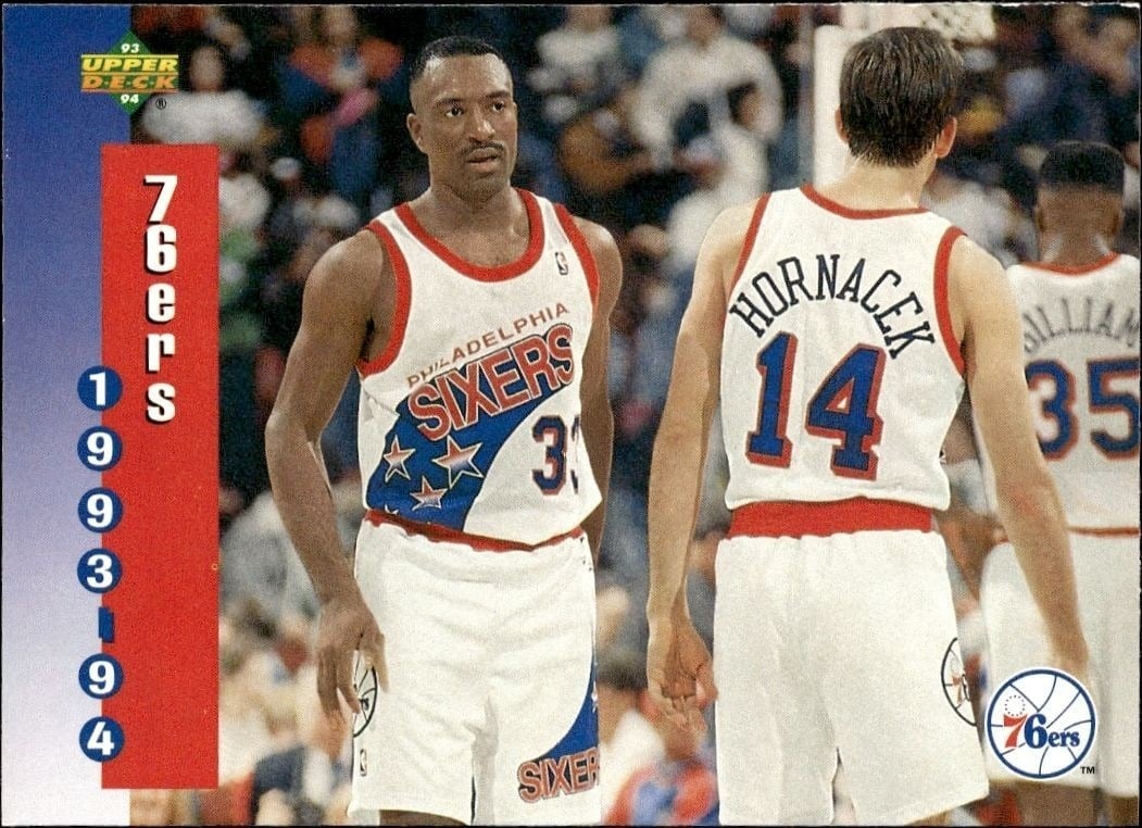 1993-94 Upper-Deck Collector's Choice Philadelphia 76ers #229 trading card