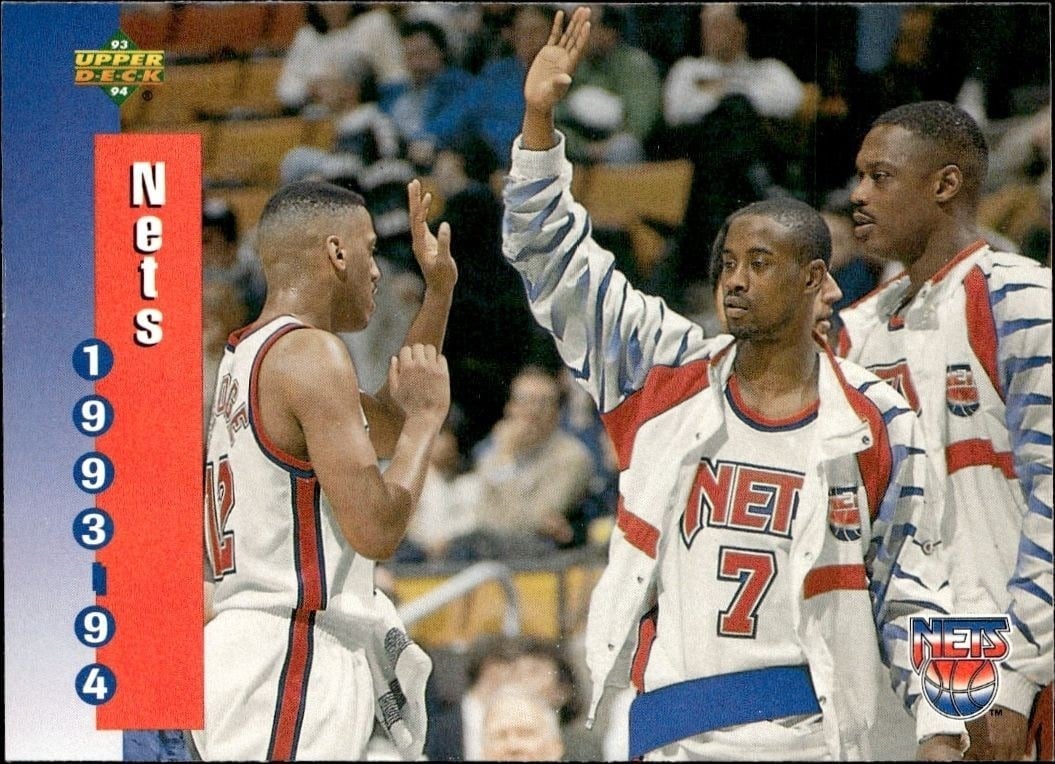 1993-94 Upper-Deck Collector's Choice New Jersey Nets #226 trading card