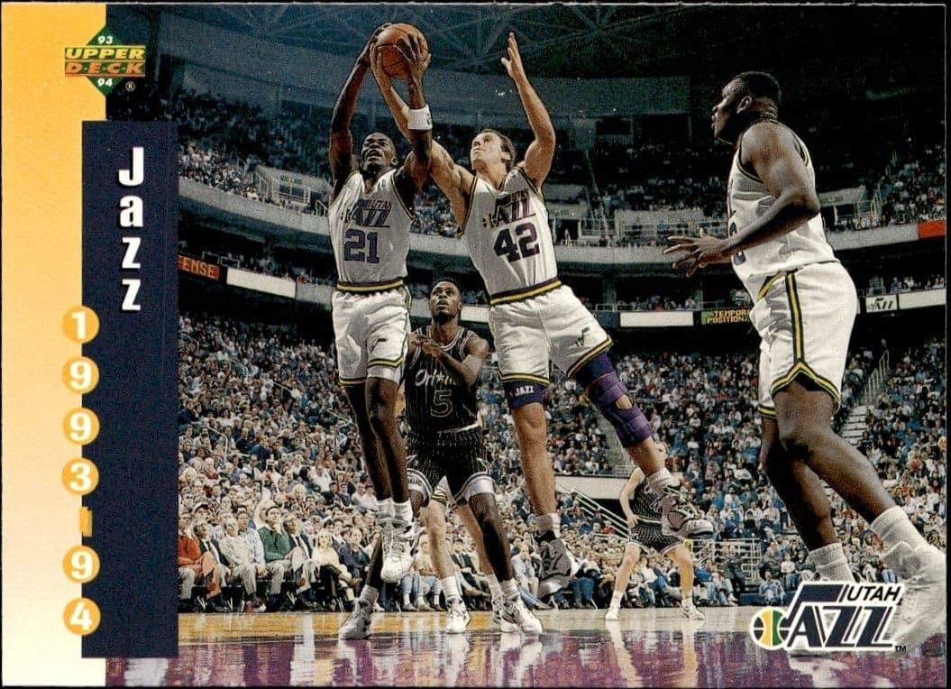 1993-94 Upper-Deck Collector's Choice Utah Jazz #235 trading card