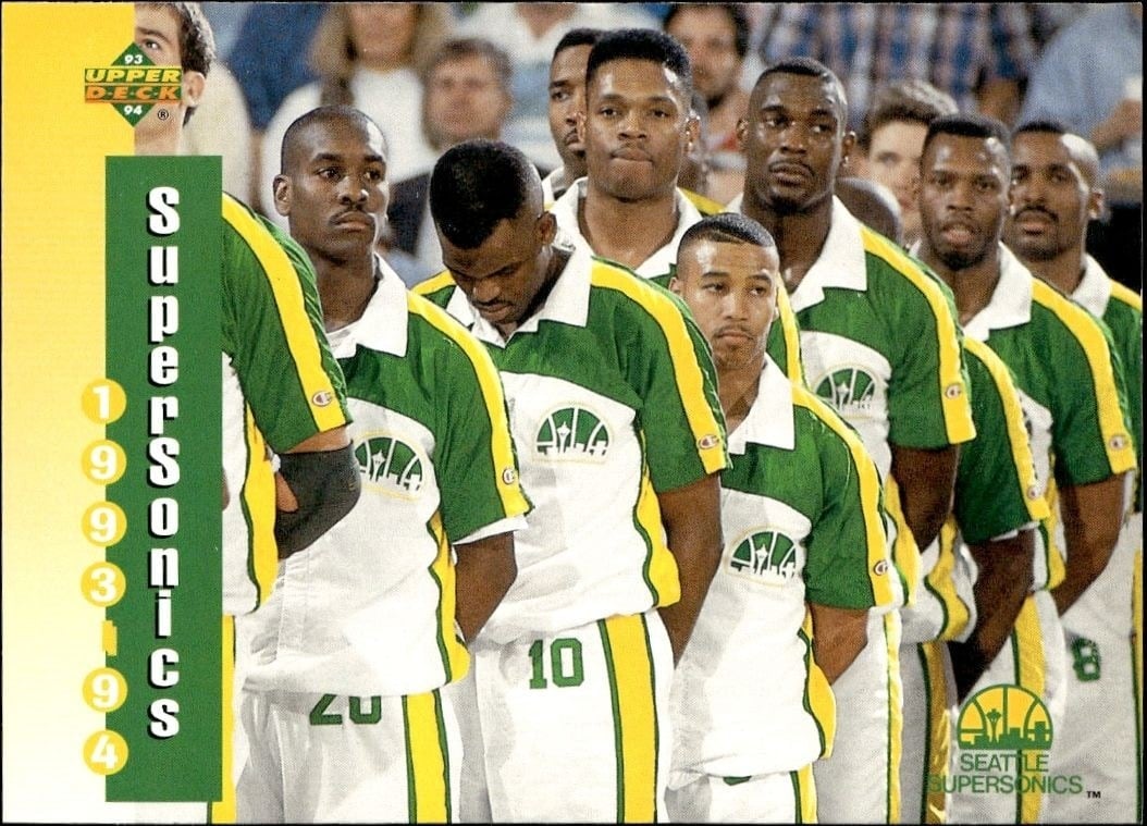 1993-94 Upper-Deck Collector's Choice Seattle SuperSonics #234 trading card