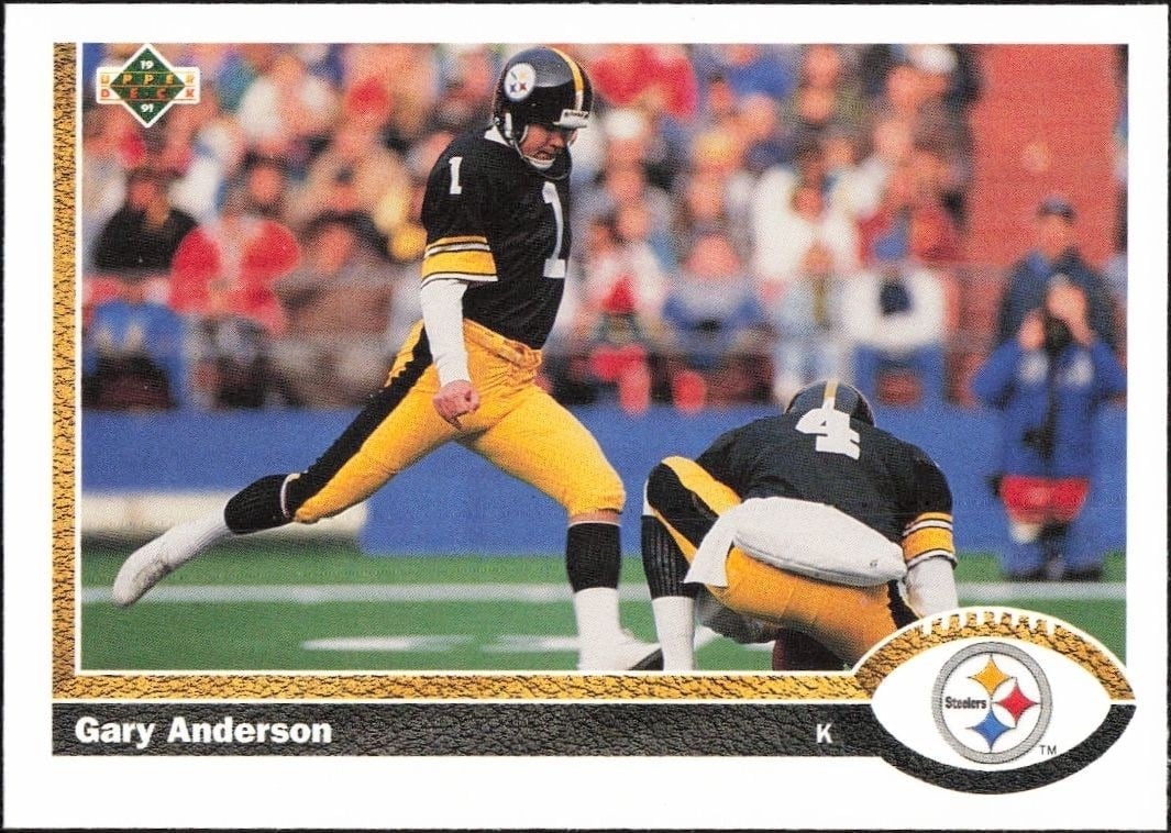 1991 Upper-Deck Gary Anderson #488 trading card