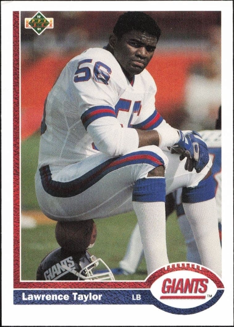 1991 Upper-Deck Lawrence Taylor #445 trading card