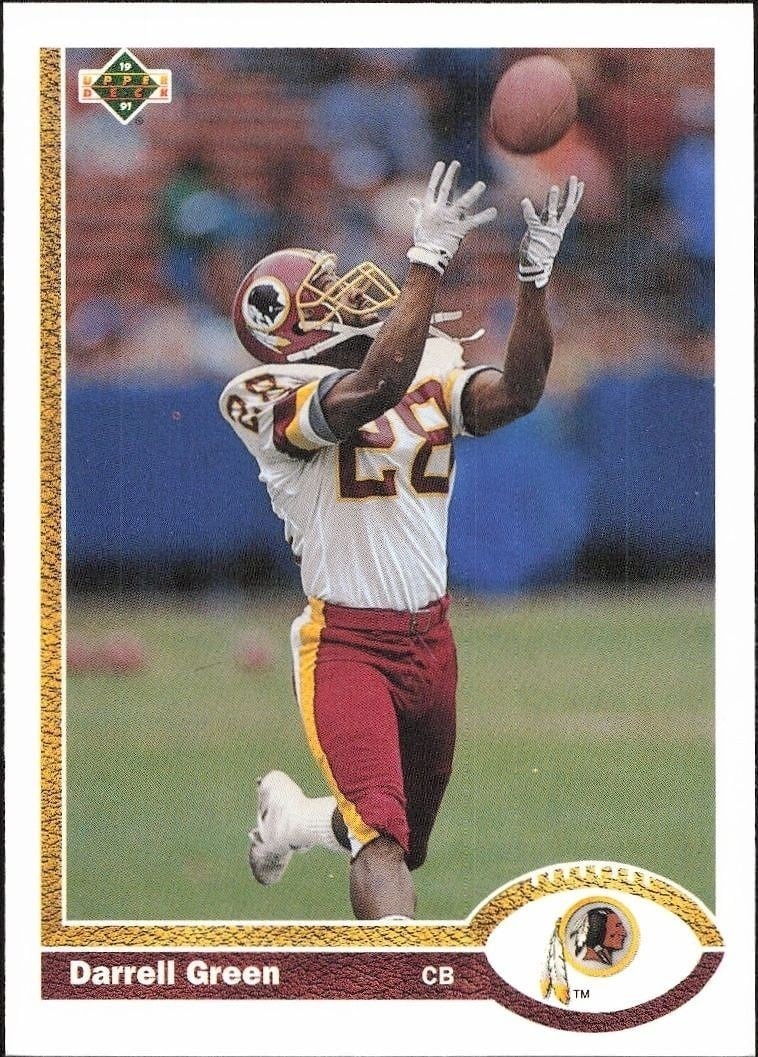 1991 Upper-Deck Darrell Green #438 trading card
