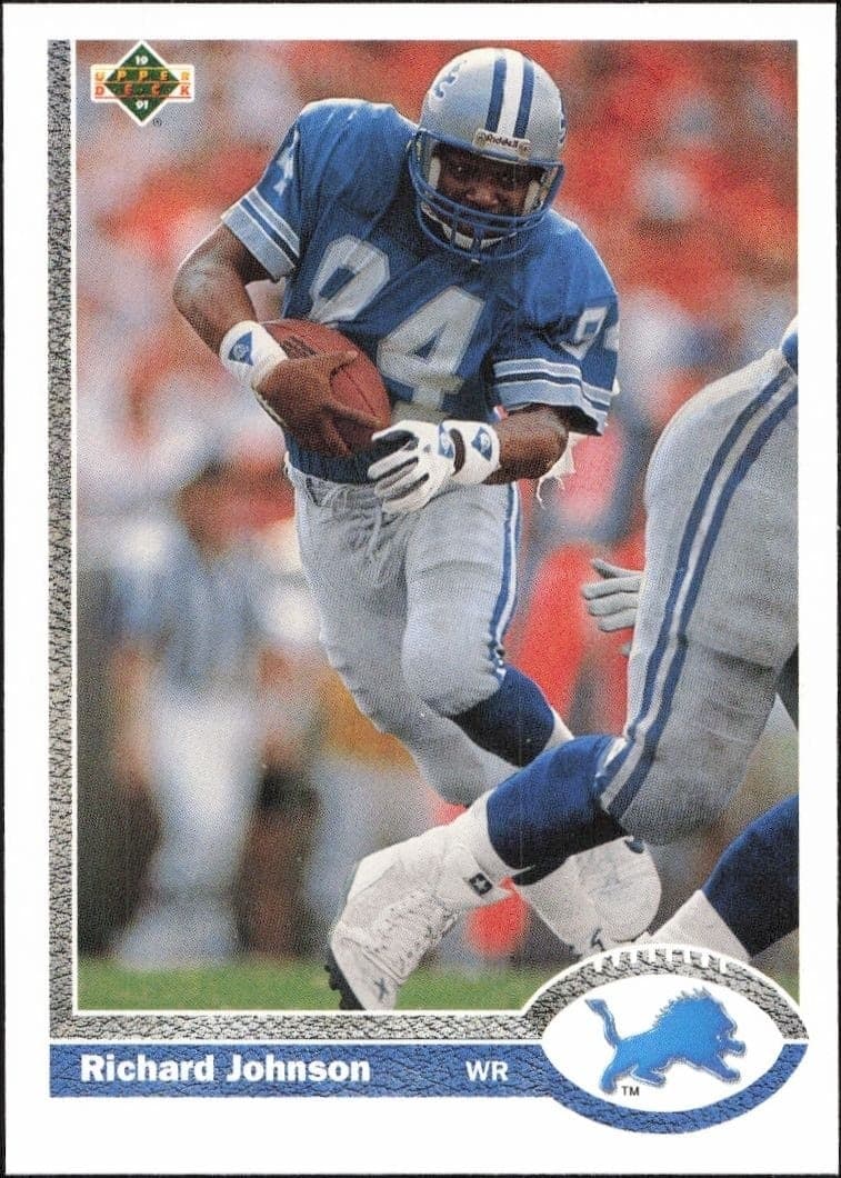 1991 Upper-Deck Richard Johnson #442 trading card