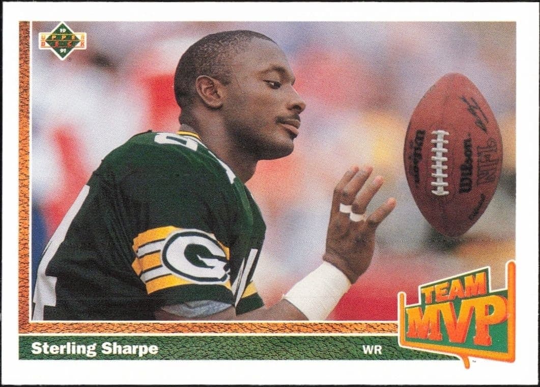 1991 Upper-Deck Sterling Sharpe #459 trading card