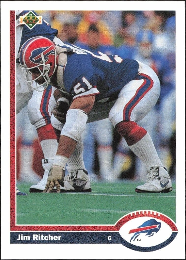 1991 Upper-Deck Jim Ritcher #379 trading card