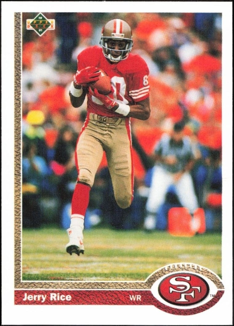 1991 Upper-Deck Jerry Rice #57 trading card