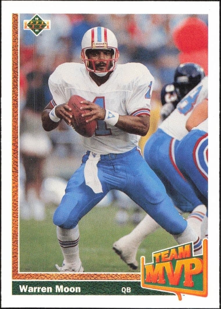 1991 Upper-Deck Warren Moon #460 trading card
