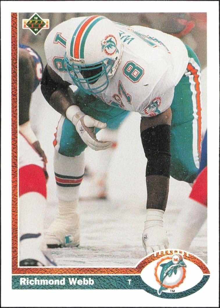 1991 Upper-Deck Richmond Webb #381 trading card