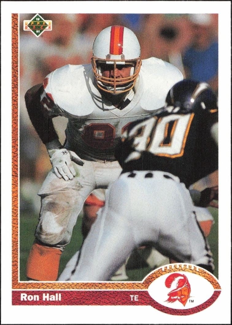 1991 Upper-Deck Ron Hall #386 trading card