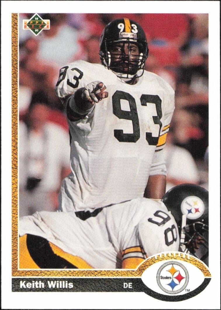 1991 Upper-Deck Keith Willis #413 trading card