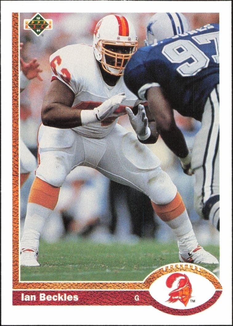 1991 Upper-Deck Ian Beckles #390 trading card