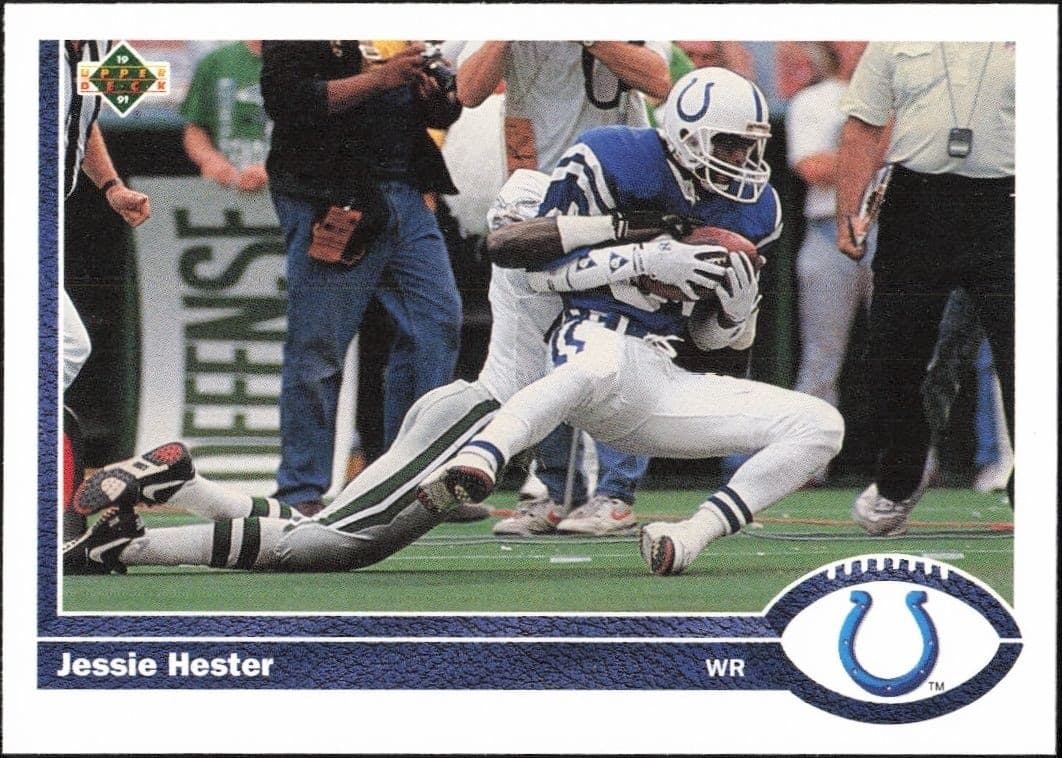 1991 Upper-Deck Jessie Hester #414 trading card