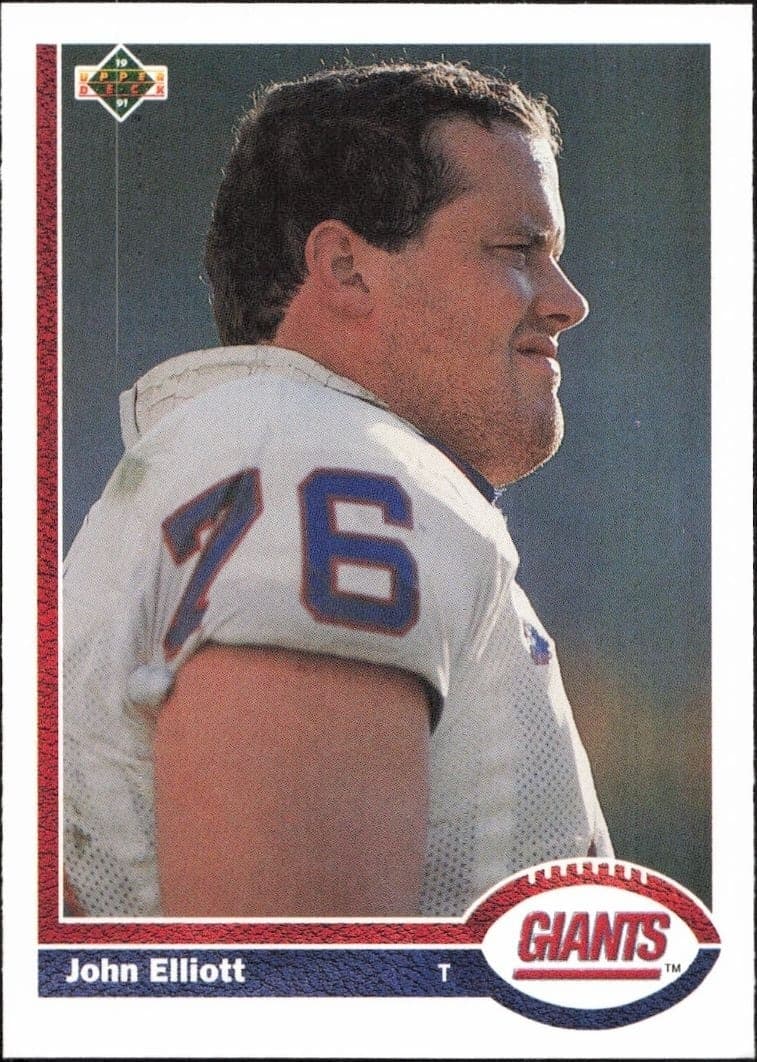 1991 Upper-Deck John Elliott #420 trading card