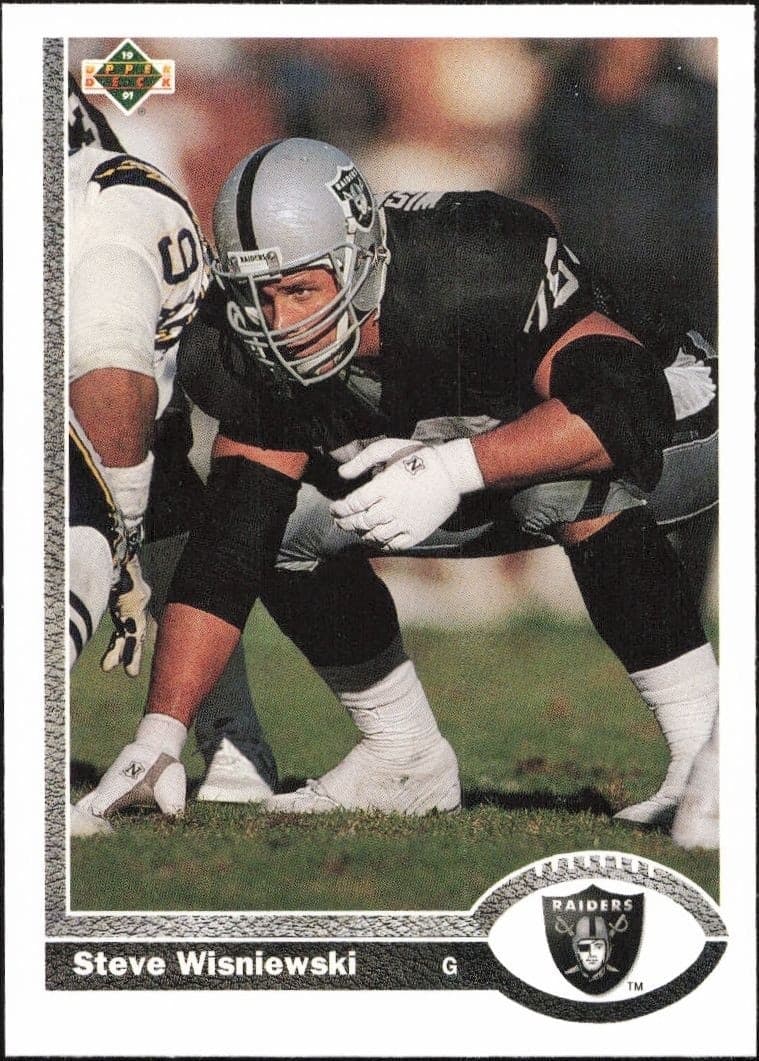 1991 Upper-Deck Steve Wisniewski #429 trading card
