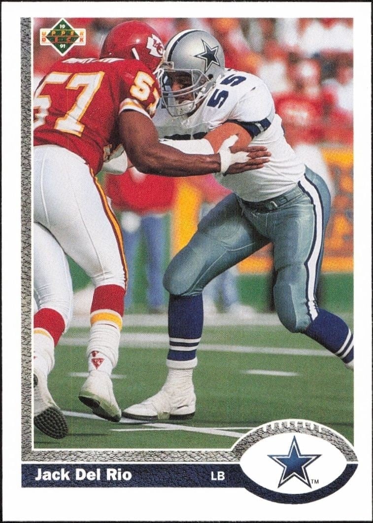 1991 Upper-Deck Jack Del Rio #426 trading card