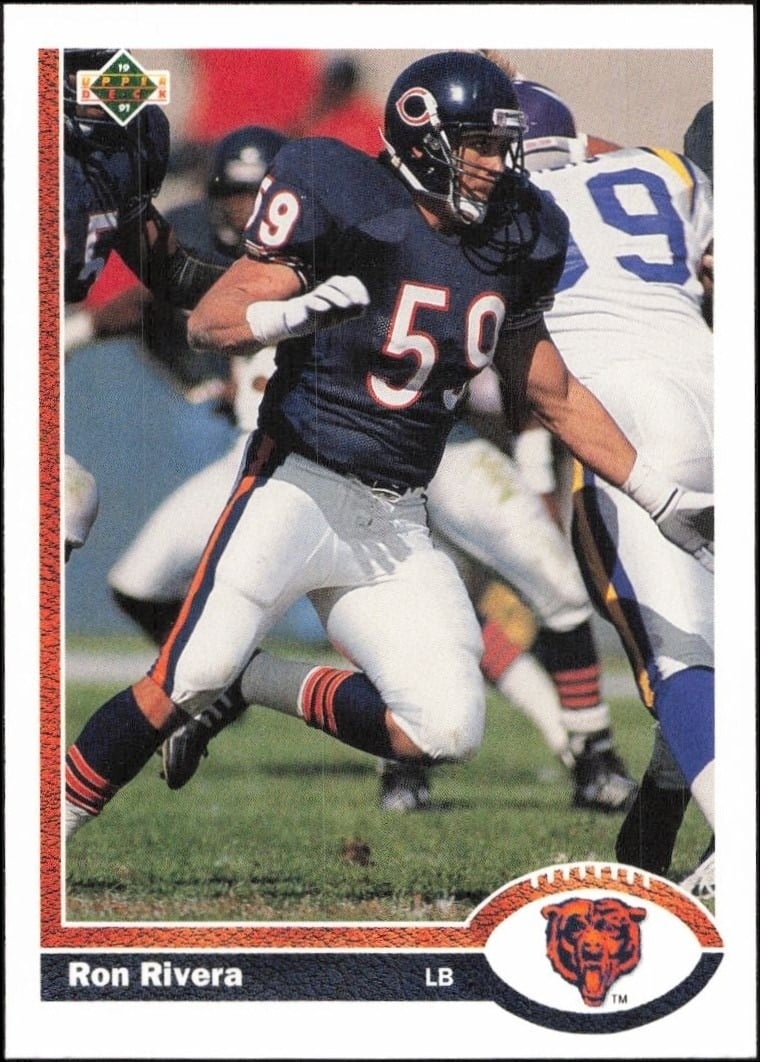1991 Upper-Deck Ron Rivera #432 trading card