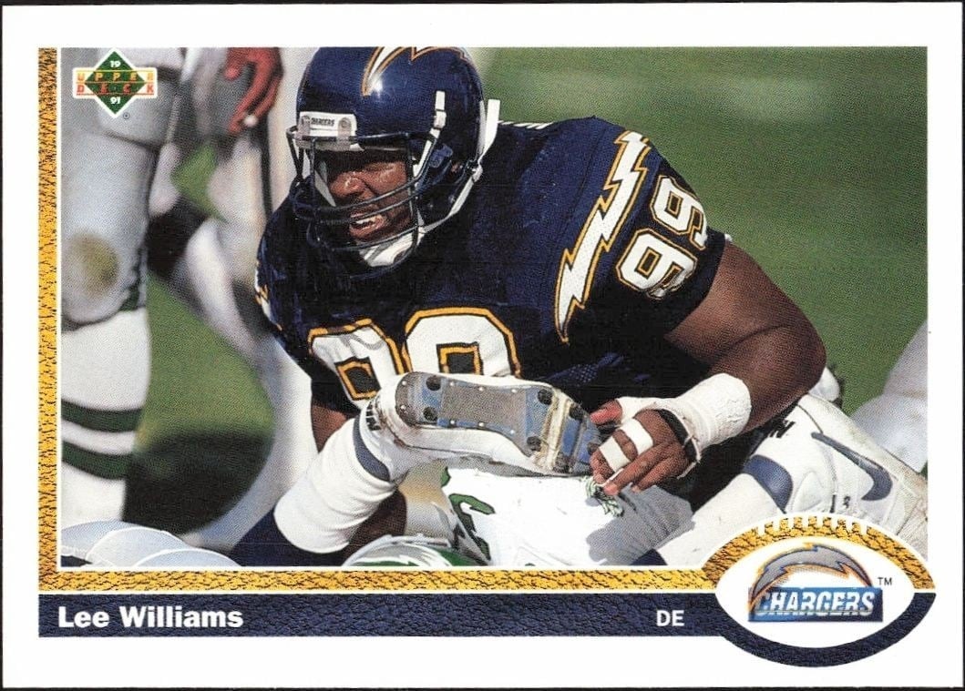 1991 Upper-Deck Lee Williams #341 trading card