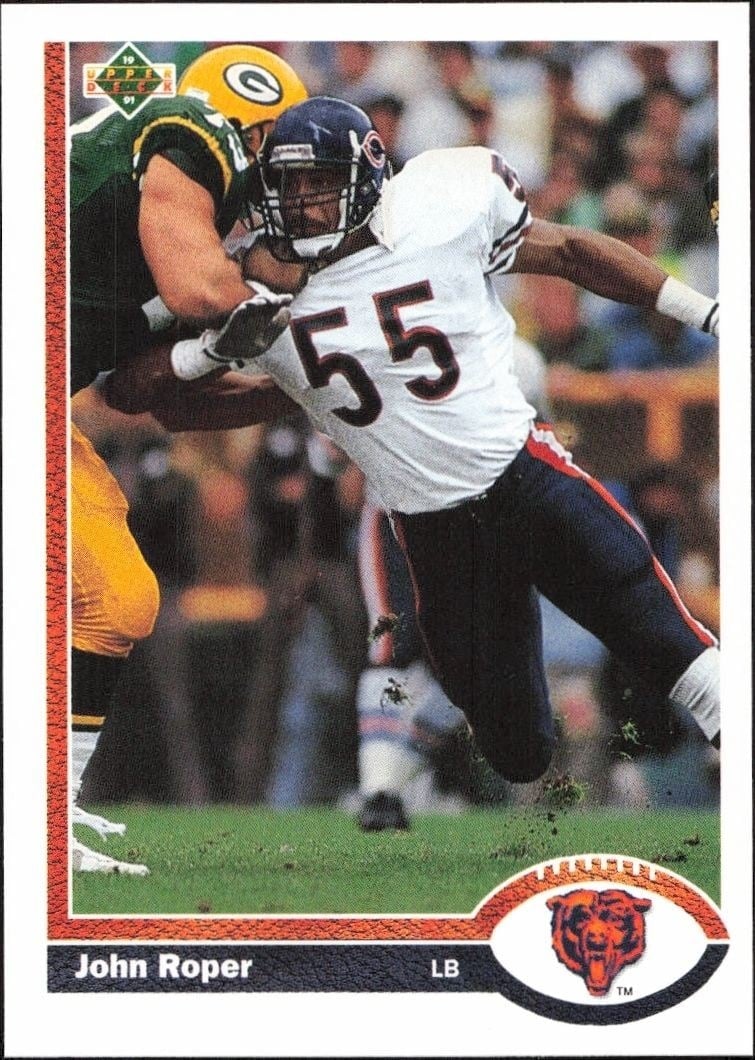 1991 Upper-Deck John Roper #344 trading card