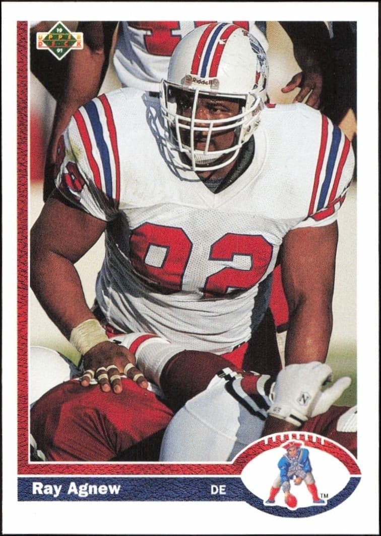 1991 Upper-Deck Ray Agnew #352 trading card