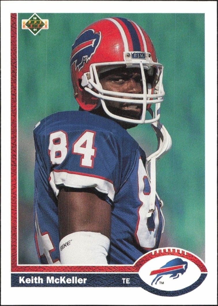 1991 Upper-Deck Keith McKeller #360 trading card