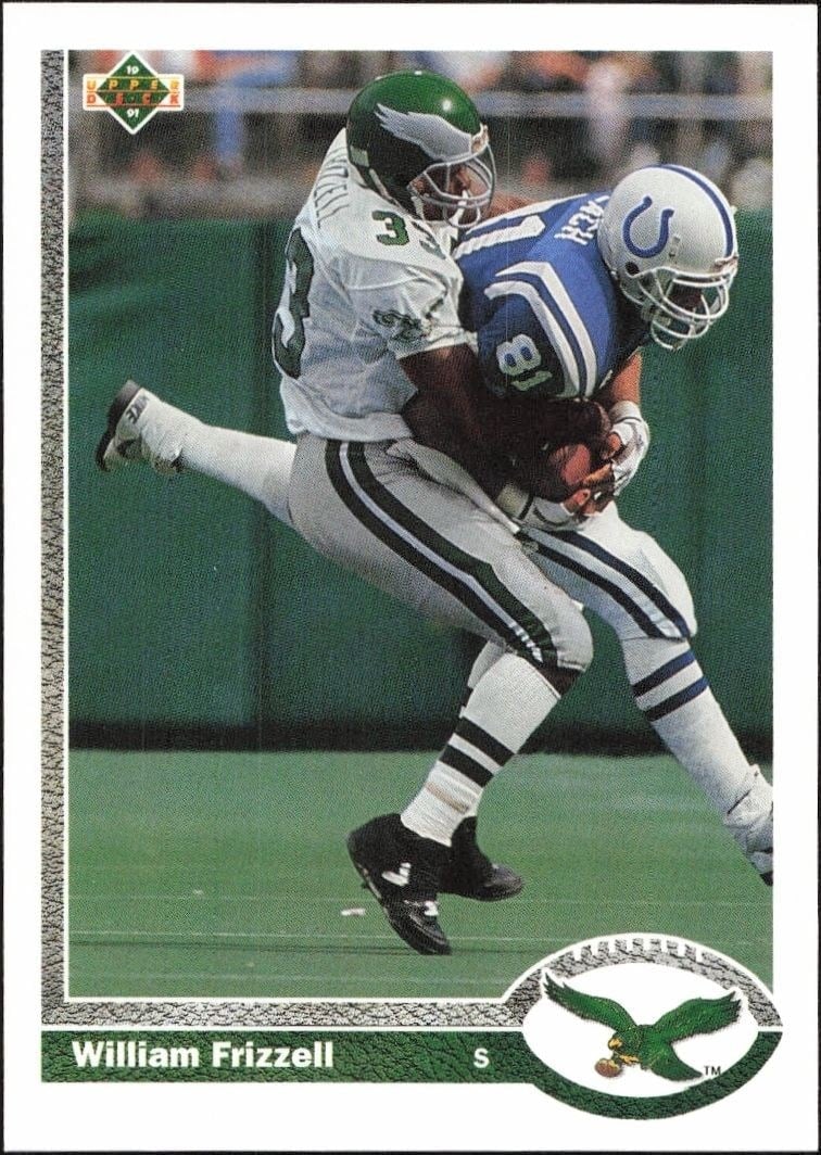 1991 Upper-Deck William Frizzell #359 trading card