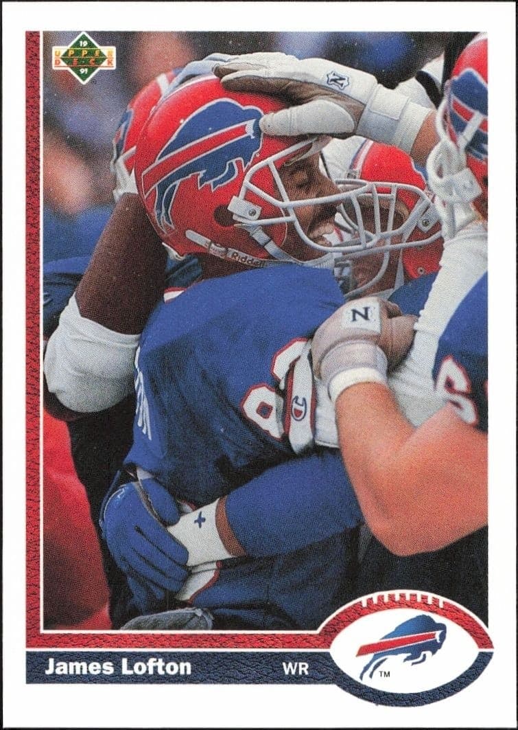 1991 Upper-Deck James Lofton #358 trading card