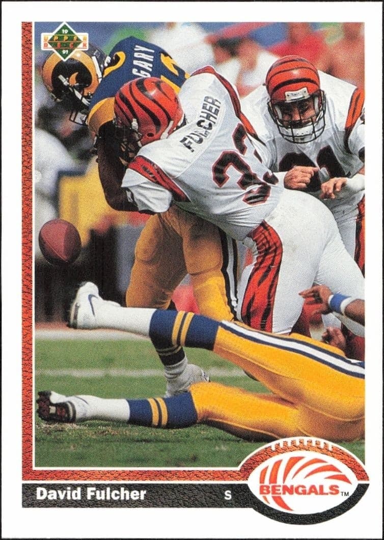 1991 Upper-Deck David Fulcher #363 trading card