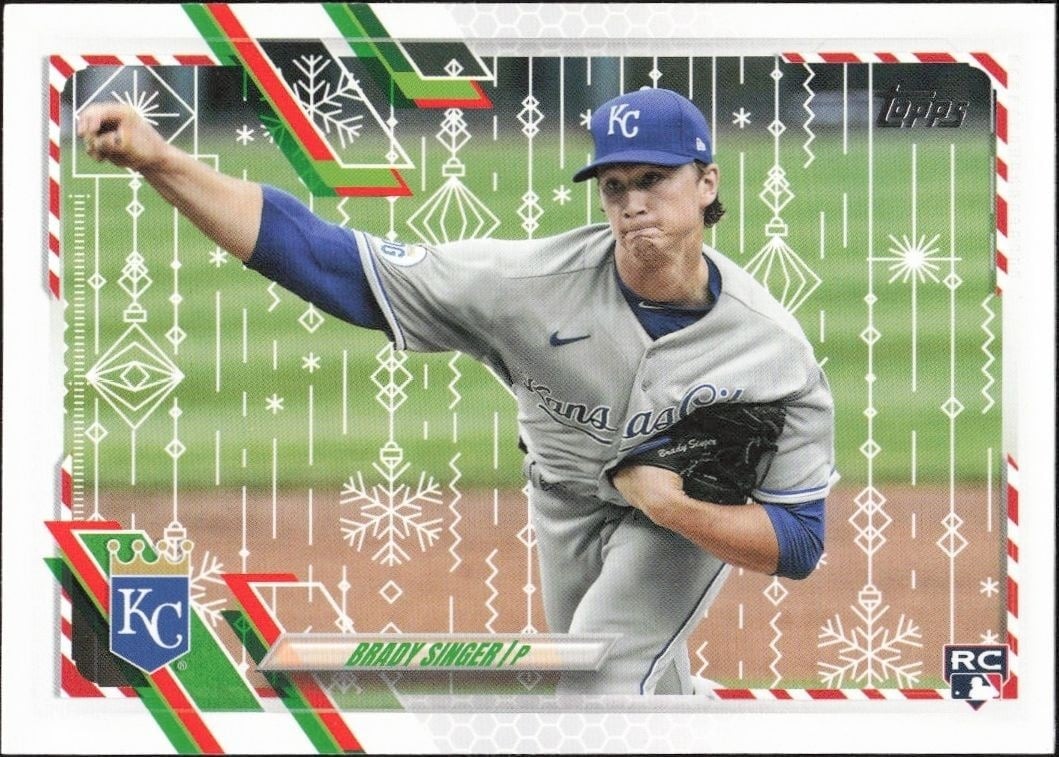 2021 Topps Holiday Brady Singer #HW152 trading card