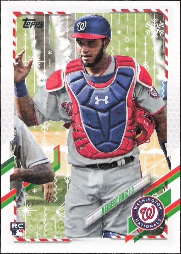 2021 Topps Holiday Keibert Ruiz #HW194 trading card